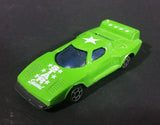 1980s Marz Karz Green Star Special Lancia Stratos Turbo Group 927F Die Cast Toy Race Car - Treasure Valley Antiques & Collectibles