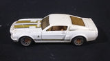 2013 Hot Wheels 1968 Ford Mustang Shelby GT 500 White w/ Black & Gold stripes Die Cast Toy Car - Treasure Valley Antiques & Collectibles