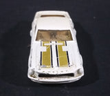 2013 Hot Wheels 1968 Ford Mustang Shelby GT 500 White w/ Black & Gold stripes Die Cast Toy Car - Treasure Valley Antiques & Collectibles