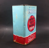 Vintage Tumbler Heavy Duty Brake Fluid Part No. 50128 Automotive Vehicle Metal Can w/ Lid - Treasure Valley Antiques & Collectibles