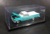 2003 Hot Wheels 1959 Chevrolet El Camino Turquoise & White Die Cast Toy Car In Display Case - Treasure Valley Antiques & Collectibles