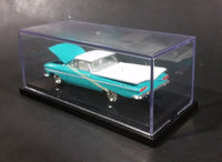 2003 Hot Wheels 1959 Chevrolet El Camino Turquoise & White Die Cast Toy Car In Display Case - Treasure Valley Antiques & Collectibles