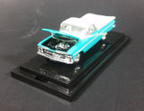 2003 Hot Wheels 1959 Chevrolet El Camino Turquoise & White Die Cast Toy Car In Display Case - Treasure Valley Antiques & Collectibles