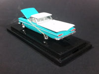 2003 Hot Wheels 1959 Chevrolet El Camino Turquoise & White Die Cast Toy Car In Display Case - Treasure Valley Antiques & Collectibles