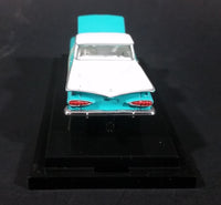 2003 Hot Wheels 1959 Chevrolet El Camino Turquoise & White Die Cast Toy Car In Display Case - Treasure Valley Antiques & Collectibles