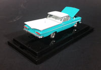 2003 Hot Wheels 1959 Chevrolet El Camino Turquoise & White Die Cast Toy Car In Display Case - Treasure Valley Antiques & Collectibles