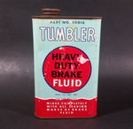 Vintage Tumbler Heavy Duty Break Fluid Part No. 50016 Automotive Vehicle Metal Can w/ Lid - 16 Fl. oz. - Empty - Treasure Valley Antiques & Collectibles