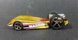 2009 Hot Wheels Duel Fueler Yellow Metalflake Mustard Die Cast Toy Car Vehicle