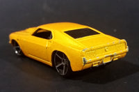 2007 Hot Wheels 1969 Ford Mustang Yellow No. 4/36 Die Cast Toy Muscle Car Vehicle - Treasure Valley Antiques & Collectibles