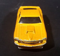 2007 Hot Wheels 1969 Ford Mustang Yellow No. 4/36 Die Cast Toy Muscle Car Vehicle - Treasure Valley Antiques & Collectibles