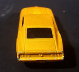 2007 Hot Wheels 1969 Ford Mustang Yellow No. 4/36 Die Cast Toy Muscle Car Vehicle - Treasure Valley Antiques & Collectibles