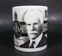 Novelty Collectible 1986 $100 Canadian Bill Currency Cash Money Ceramic Coffee Mug - Treasure Valley Antiques & Collectibles