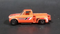 1980s Yatming Chevrolet LUV Stepside Pickup Truck Orange No. 1700 Die Cast Toy Car Vehicle - Treasure Valley Antiques & Collectibles