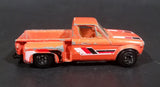 1980s Yatming Chevrolet LUV Stepside Pickup Truck Orange No. 1700 Die Cast Toy Car Vehicle - Treasure Valley Antiques & Collectibles