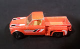 1980s Yatming Chevrolet LUV Stepside Pickup Truck Orange No. 1700 Die Cast Toy Car Vehicle - Treasure Valley Antiques & Collectibles