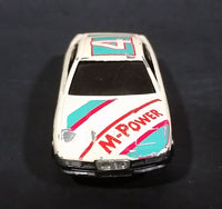 1980s Yatming BMW 850i Tan White Red M-Power Blue #4 Sport No. 804 Die Cast Toy Car - Treasure Valley Antiques & Collectibles