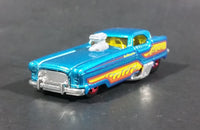 2009 Hot Wheels Metrorail 1950s Nash Metropolitan Metalflake Aqua Candy Blue Die Cast Toy Car