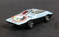 2001 Hot Wheels City Service Side Kick Metallic Pale Blue Die Cast Toy Car Vehicle - Treasure Valley Antiques & Collectibles