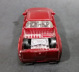 2008 Hot Wheels Nissan Titan Metalflake Burgundy Red Die Cast Toy Lowrider Truck Vehicle - Treasure Valley Antiques & Collectibles