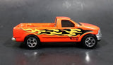 1996 Hot Wheels 1997 Ford F-150 Orange w/ Flames Die Cast Toy Pickup Truck Vehicle - Treasure Valley Antiques & Collectibles