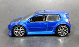 2007 Hot Wheels VW Volkwagen Golf GTI Metalflake Blue Die Cast Toy Car Vehicle - Treasure Valley Antiques & Collectibles