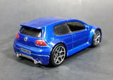 2007 Hot Wheels VW Volkwagen Golf GTI Metalflake Blue Die Cast Toy Car Vehicle - Treasure Valley Antiques & Collectibles