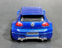 2007 Hot Wheels VW Volkwagen Golf GTI Metalflake Blue Die Cast Toy Car Vehicle - Treasure Valley Antiques & Collectibles