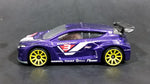 2012 Hot Wheels Renault Megane Trophy Purple Die Cast Toy Car Vehicle - Treasure Valley Antiques & Collectibles