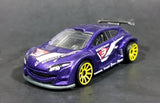 2012 Hot Wheels Renault Megane Trophy Purple Die Cast Toy Car Vehicle - Treasure Valley Antiques & Collectibles