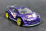 2012 Hot Wheels Renault Megane Trophy Purple Die Cast Toy Car Vehicle - Treasure Valley Antiques & Collectibles