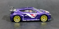 2012 Hot Wheels Renault Megane Trophy Purple Die Cast Toy Car Vehicle - Treasure Valley Antiques & Collectibles