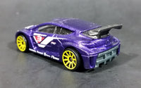 2012 Hot Wheels Renault Megane Trophy Purple Die Cast Toy Car Vehicle - Treasure Valley Antiques & Collectibles