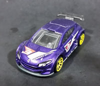 2012 Hot Wheels Renault Megane Trophy Purple Die Cast Toy Car Vehicle - Treasure Valley Antiques & Collectibles