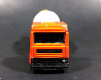 Rare 1980s Yatming Fastwheels Orange Cement Mixing Truck No. 2300 Die Cast Toy Truck Vehicle