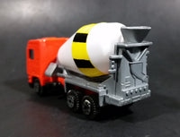 Rare 1980s Yatming Fastwheels Orange Cement Mixing Truck No. 2300 Die Cast Toy Truck Vehicle