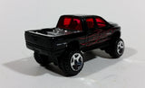 2007 Hot Wheels Dodge Ram 1500 Black w/ Red Flames Die Cast Toy Off Road Truck Vehicle - Treasure Valley Antiques & Collectibles