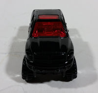 2007 Hot Wheels Dodge Ram 1500 Black w/ Red Flames Die Cast Toy Off Road Truck Vehicle - Treasure Valley Antiques & Collectibles