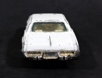 1980s Yatming Dodge Monaco White Rescue Die Cast Toy Car Emergency Vehicle - Treasure Valley Antiques & Collectibles