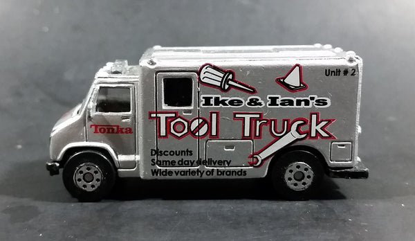 2002 Hasbro Maisto Tonka Ike & Ian's Tool Truck Silver Grey Diecast Toy Car Vehicle - Treasure Valley Antiques & Collectibles