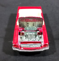 1991 Hot Wheels 1965 Ford Mustang Convertible Dark Red WW Die Cast Toy Car Vehicle - Opening Hood