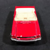 1991 Hot Wheels 1965 Ford Mustang Convertible Dark Red WW Die Cast Toy Car Vehicle - Opening Hood - Treasure Valley Antiques & Collectibles