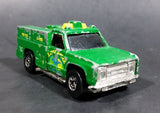 1986 Hot Wheels Workhorses Rescue Ranger Green Die Cast Toy Truck Vehicle - Treasure Valley Antiques & Collectibles