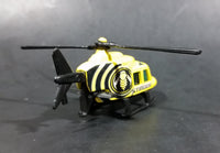 2006 Hot Wheels Aerial Attack 1989 Propper Chopper Stinger Yellow Die Cast Toy Helicopter - Treasure Valley Antiques & Collectibles