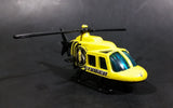 2006 Hot Wheels Aerial Attack 1989 Propper Chopper Stinger Yellow Die Cast Toy Helicopter - Treasure Valley Antiques & Collectibles