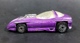 1993 Hot Wheels Silhouette II Metalflake Purple Die Cast Toy Car Vehicle