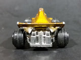 Rare 1980s Yatming McLaren Ford Shell Fuel Gold #4 No. 1304 Die Cast Toy Race Car Vehicle