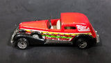 1998 Hot Wheels Tropicool '35 Classic Caddy Jammin' Tours Red Die Cast Toy Car Vehicle - Treasure Valley Antiques & Collectibles