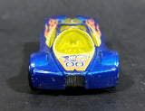 2005 Hot Wheels Track Aces Sling Shot Blue Yellow Orange 00 Die Cast Toy Car Vehicle - Treasure Valley Antiques & Collectibles