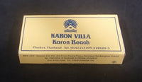 Vintage Karon Villa Karon Beach Phuket Thailand Full Wooden Matches Box Pack - Treasure Valley Antiques & Collectibles