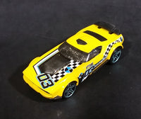 2012 Hot Wheels Thrill Racers City Stunt Fast Fish Yellow Die Cast Toy Race Car Vehicle - Treasure Valley Antiques & Collectibles